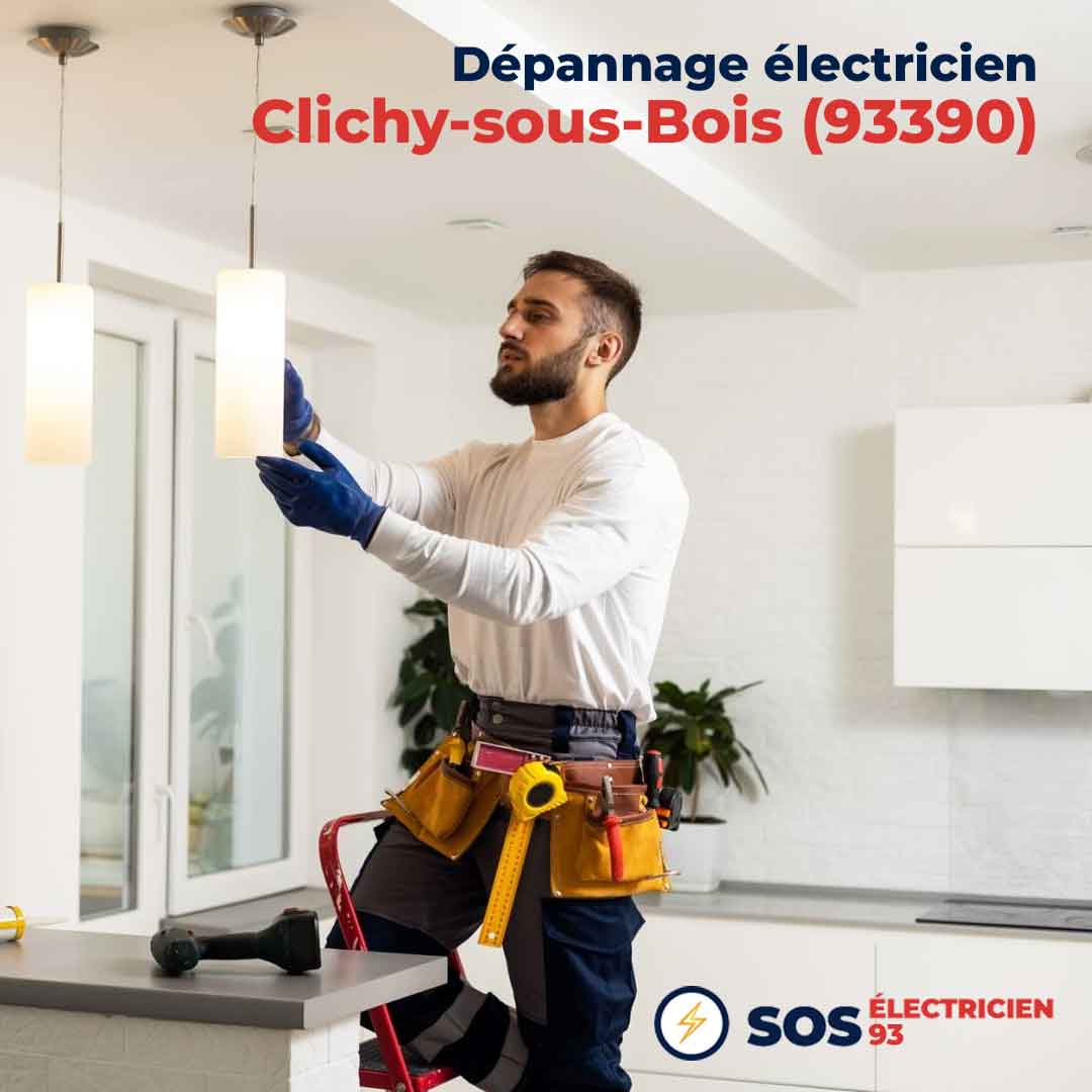 Dépannage électricien Clichy-sous-Bois (93390)